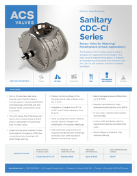 ACS spec sanitary cdc ci AV031 R2
