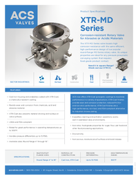 XTR-CI Series Spec Sheet